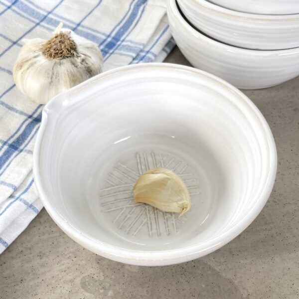 Vitlöksrivare / dressingskål 1 Vitlöksskål